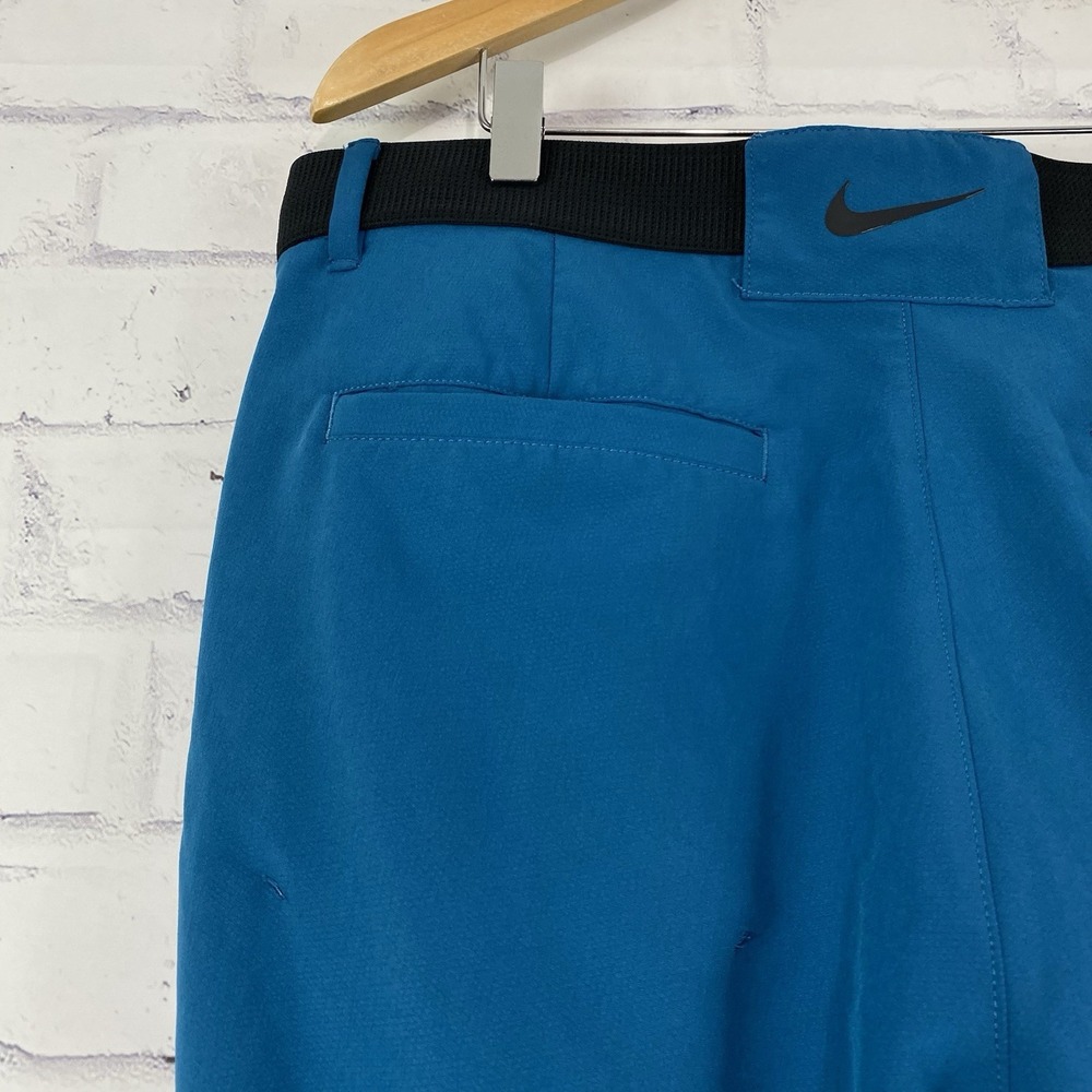 Nike Pants Men's 35x30 Nike Golf Pants Vapor Slim Fit Blue Dri-Fit Golfing - Picture 9 of 13